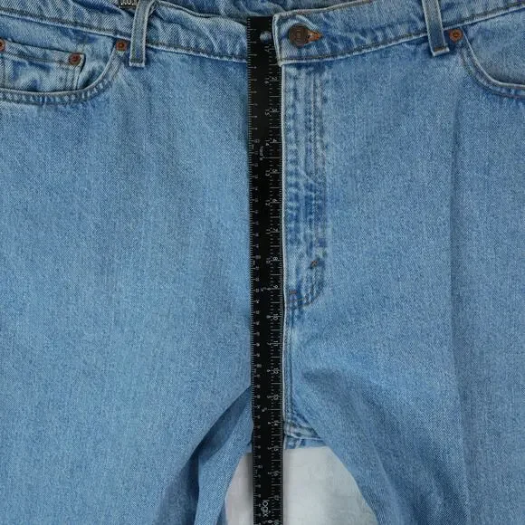 Vintage 90s Levi 550 Jeans Womens 22W High Rise Mom Denim Relaxed Tapered Leg
